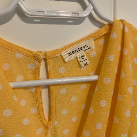 Monteau yellow polka dot dress - Picture 6 of 6